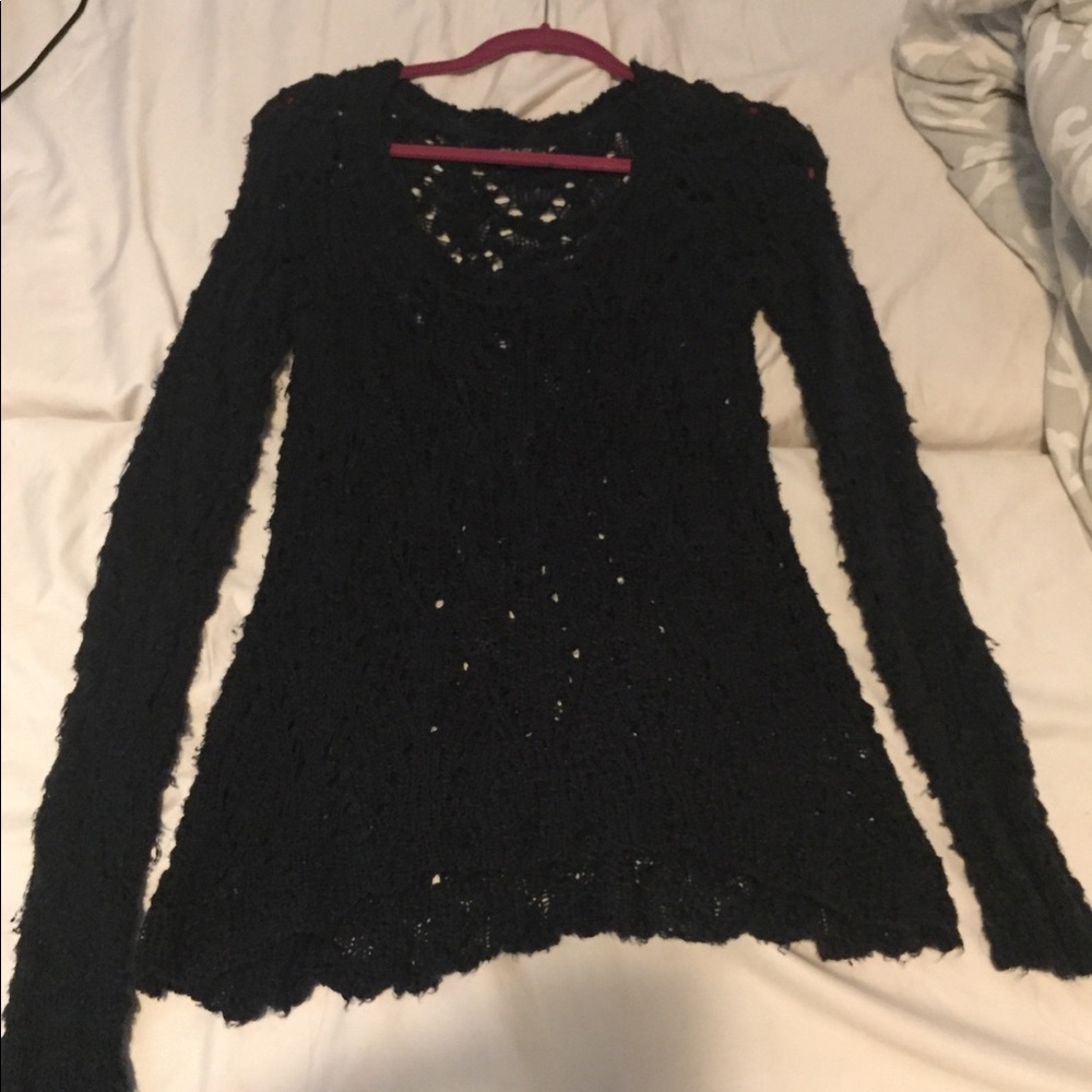 Blue light sweater